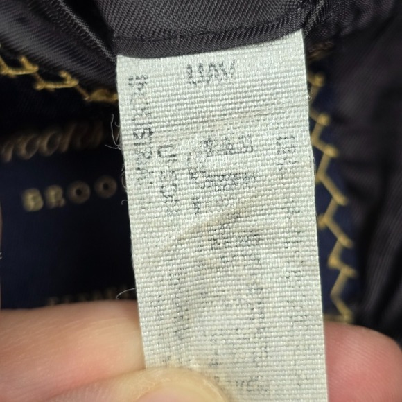 Brooks Brothers Brooksease Sport Coat 44R Charcoal Gray 2 Button USA Office READ - Picture 7 of 16